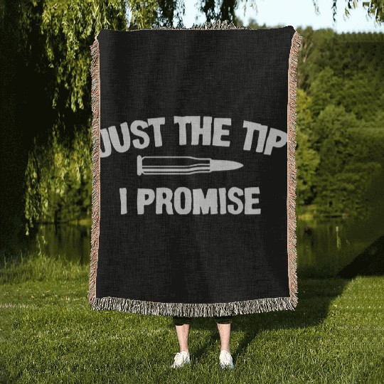 JUST THE TIP Woven Blankets