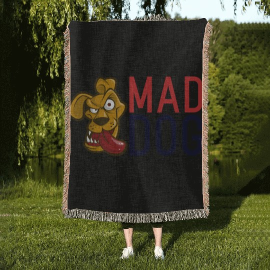 Mad Dog Woven Blankets