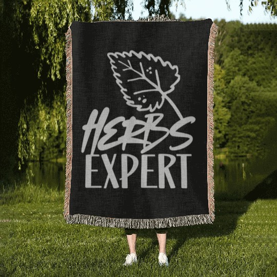 Herbs Expert Herb Herbalist Herbalism Gardening Woven Blankets
