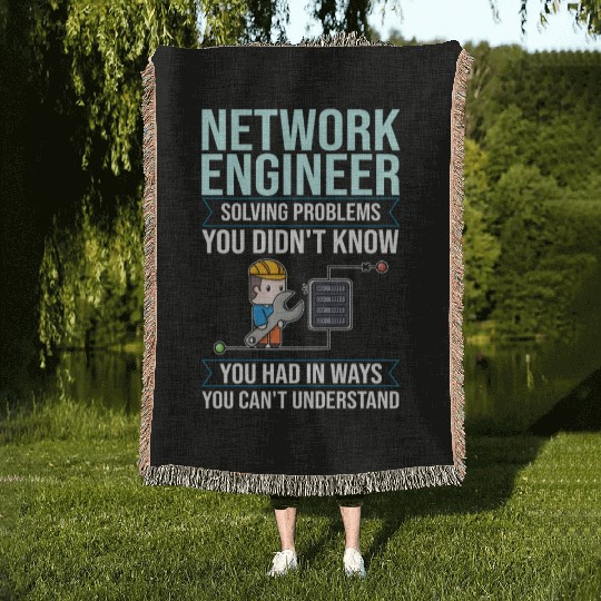 Network Engineer Director Computer Engineering Woven Blankets