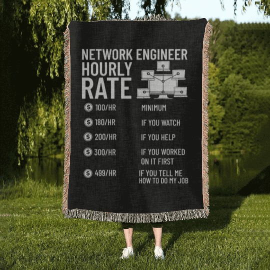 Network Engineer Director Computer Engineering Woven Blankets