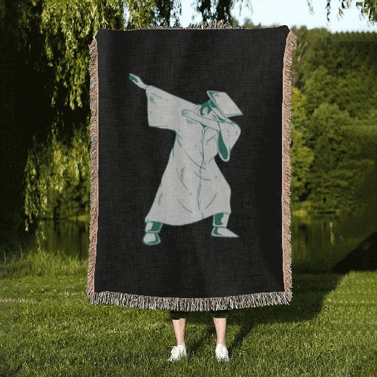 Graduation Dabbing University Graduation Dabbing U Woven Blankets