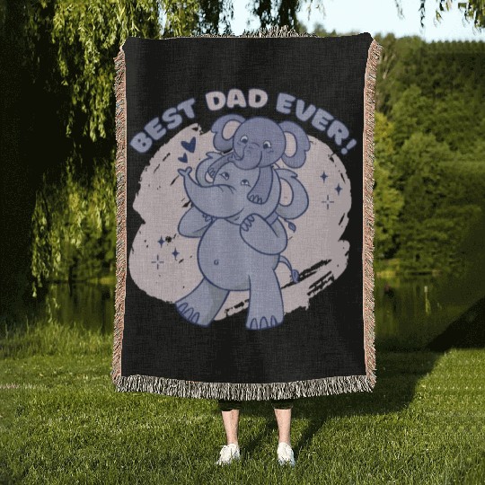 Best dad ever! Best dad ever! gift inspiration sto Woven Blankets