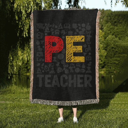 Physical Education Teacher PE Teacher Woven Blankets