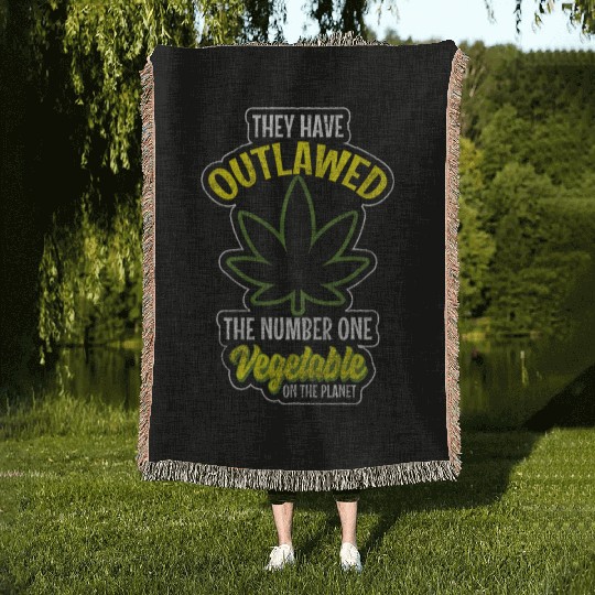 Hemp Stoner Hashish Cbd Woven Blankets
