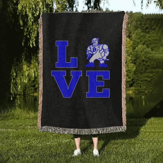 Love With Danny Driller Volleyball Woven Blankets