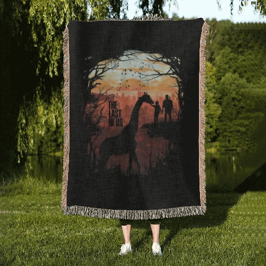 The Last of Us Joel and Ellie Family Woven Blankets