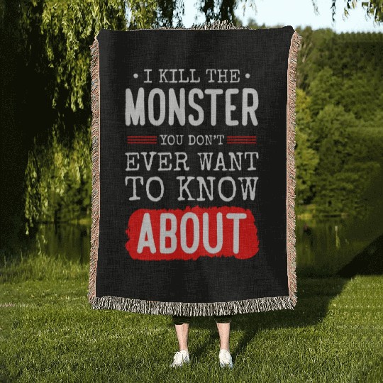 Evil Cute Little Sister Brother Woven Blankets