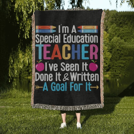 I'm A Special Education Teacher, SPED Teacher Woven Blankets