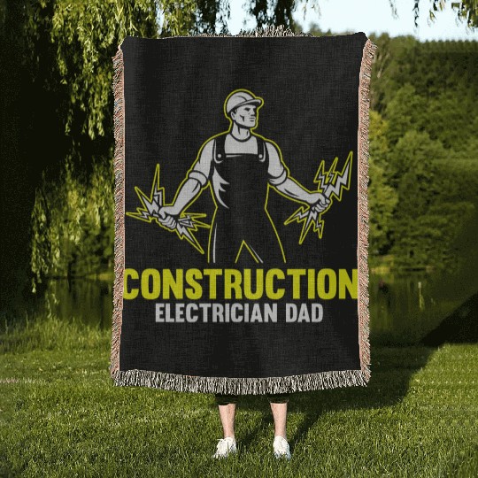 Electrician Electrical Engineer Lineman Woven Blankets