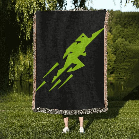Rocket Man Woven Blankets