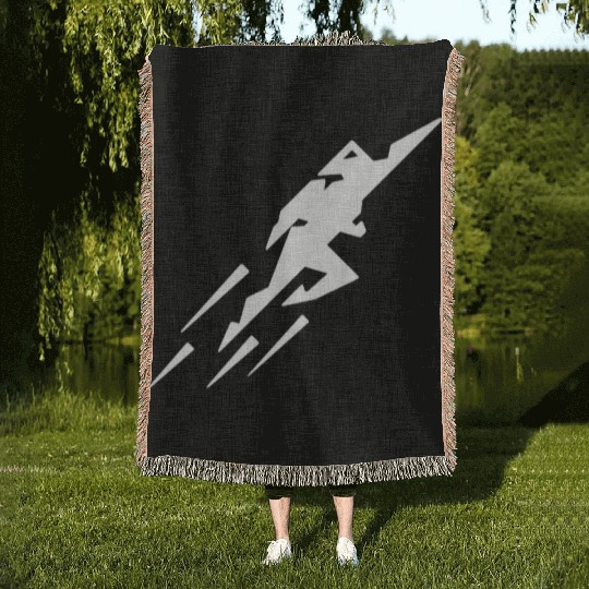 Rocket Man Woven Blankets