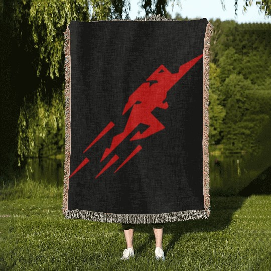 Rocket Man Woven Blankets