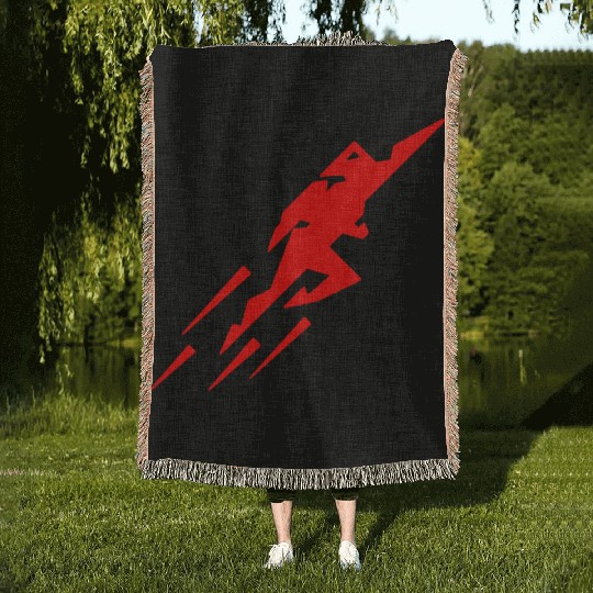 Rocket Man Woven Blankets