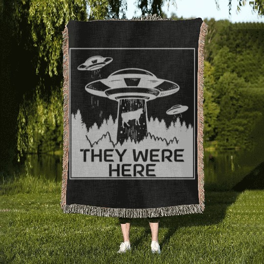 Alien Woven Blankets Ufo Extraterrestrial Children Mars