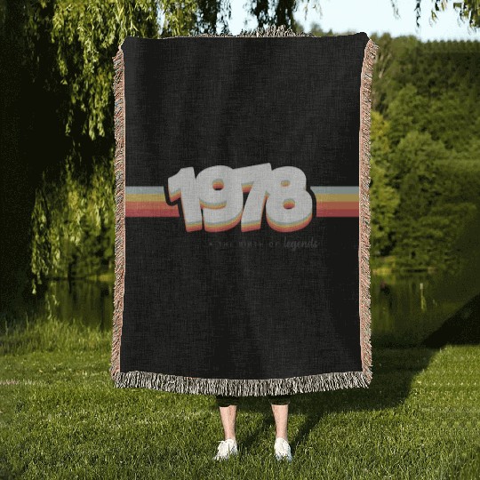 1978 the birth of legends Woven Blankets
