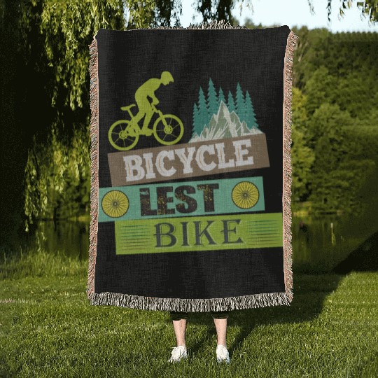Bicycle Lest Bike/ Cycling Woven Blankets