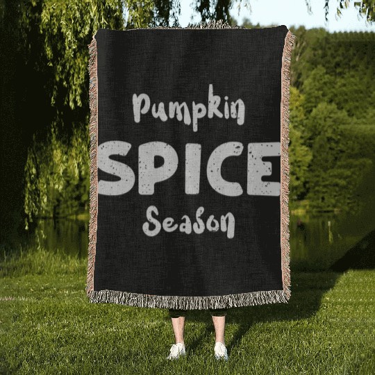 Pumpkin Spice Season - Pumpkin Woven Blankets