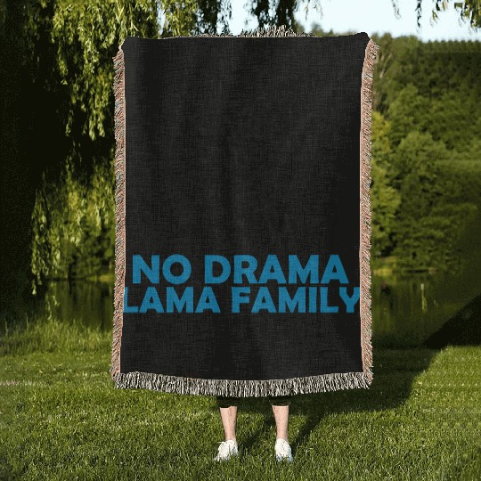 Parents No Drama Llama Woven Blankets
