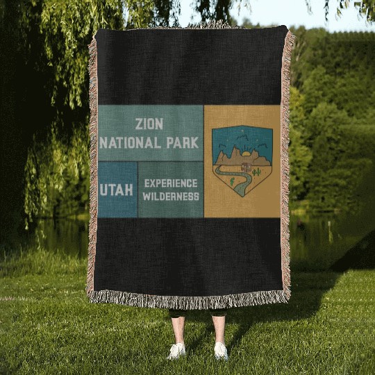 Zion National Park Woven Blankets