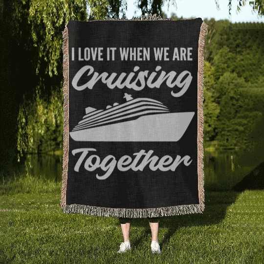 Cruising Together Husband and Wife Gift Woven Blankets