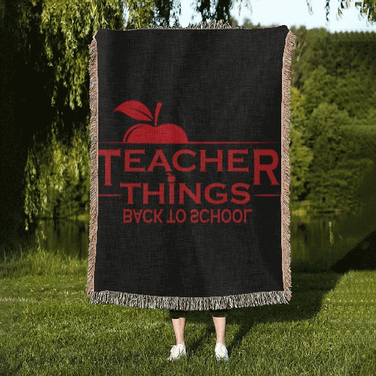 Teacher, Middle School Teacher, Elementary Teacher Woven Blankets