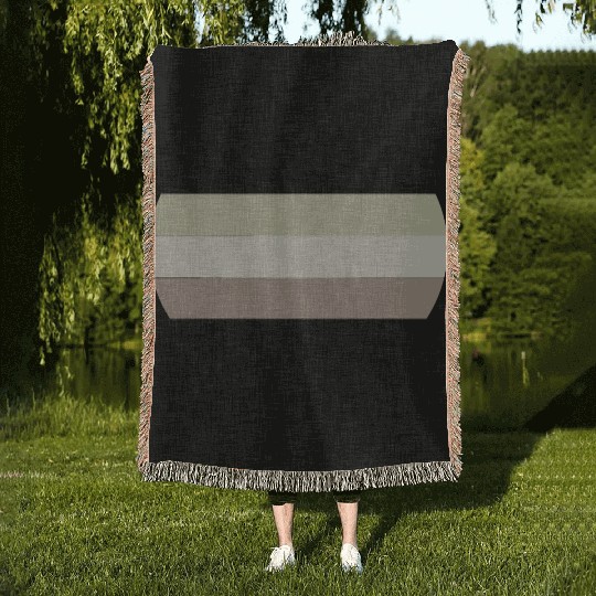 Camouflage Circle Center only Woven Blankets