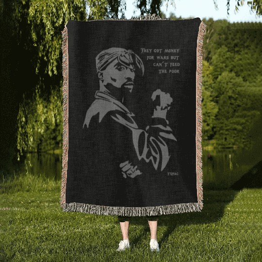 THEY GOT MONEY FOR WARS BUT CAN'T FEED THE POOR Woven Blankets
