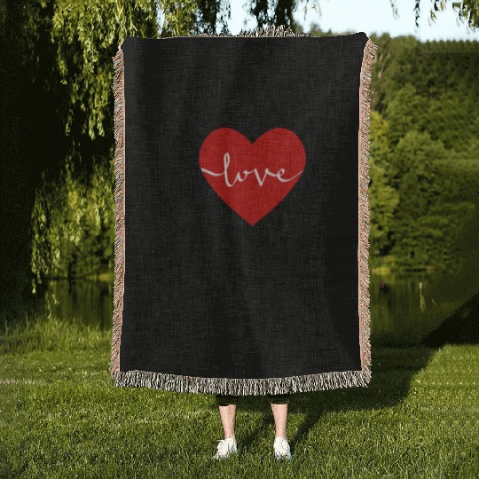 I Love My Wife Funny design Classic Woven Blankets