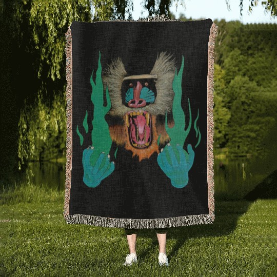 Animal Kaiyote Concert Woven Blankets