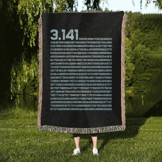 3.14 Pi Math Teacher Physics Irrational Number Woven Blankets