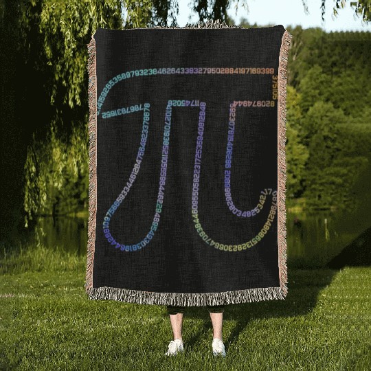 Pi Irrational Number Math Physics 3.14 Woven Blankets