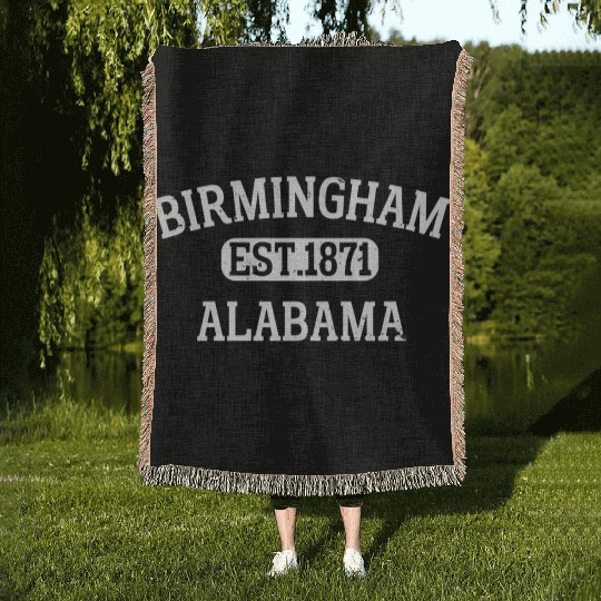 Birmingham Albm Vintage Woven Blankets
