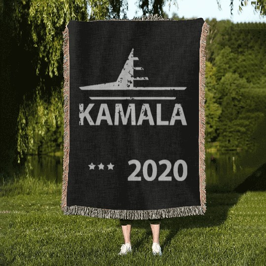MADAM VICE PRESIDENT KAMALA HARRIS Woven Blankets
