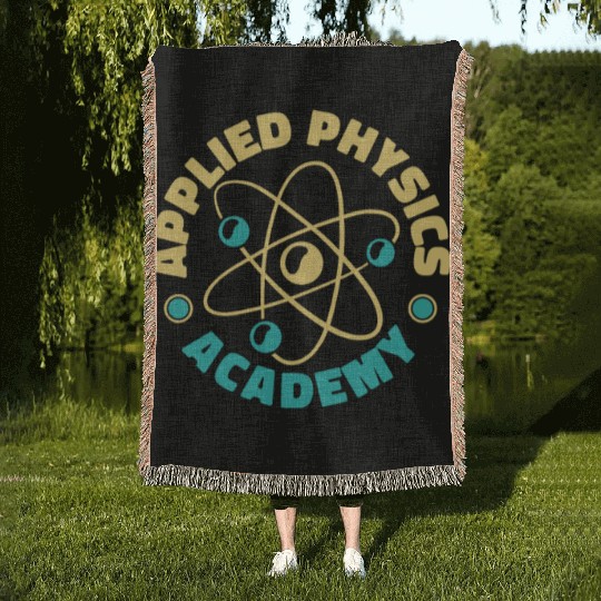 Physics Physicist Woven Blankets