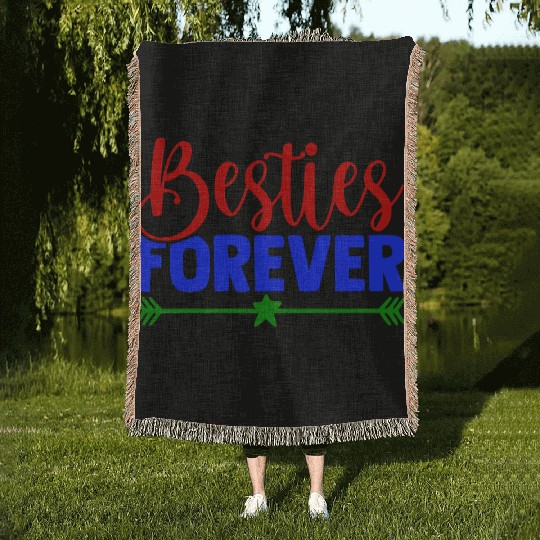 Besties Forever Woven Blankets