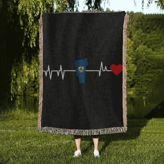 Vermont Heartbeat Gift Woven Blankets