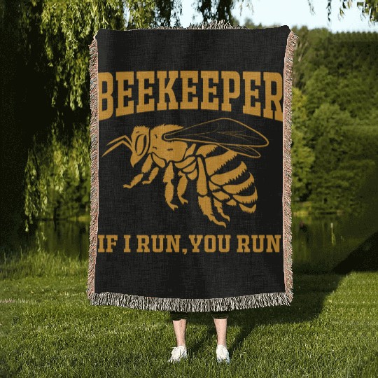 Beekeeper If I Run You Run Woven Blankets