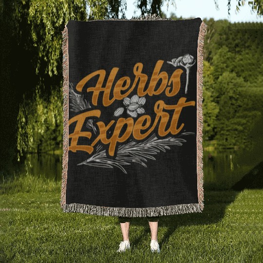 Herbs Expert Herbalism Herb Herbalist Gardening Woven Blankets