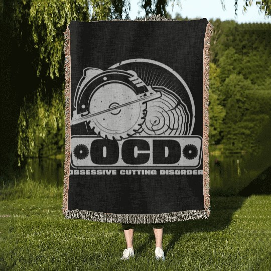 Classic Logger Lumberjack Worker Lifestyle Gifts Woven Blankets