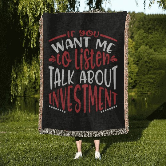 Budget Financial Management Analyst Lifestyle Gift Woven Blankets