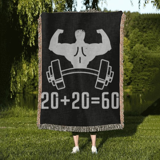 Gym hero milestone workout love - my hobby fitness Woven Blankets