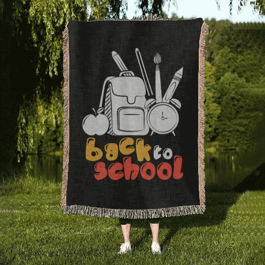 Back to School Woven Blankets