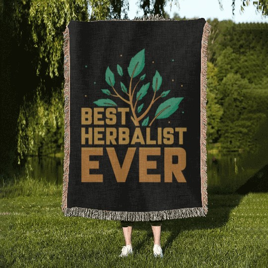Best Herbalist Ever Herbs Herb Herbalism Woven Blankets