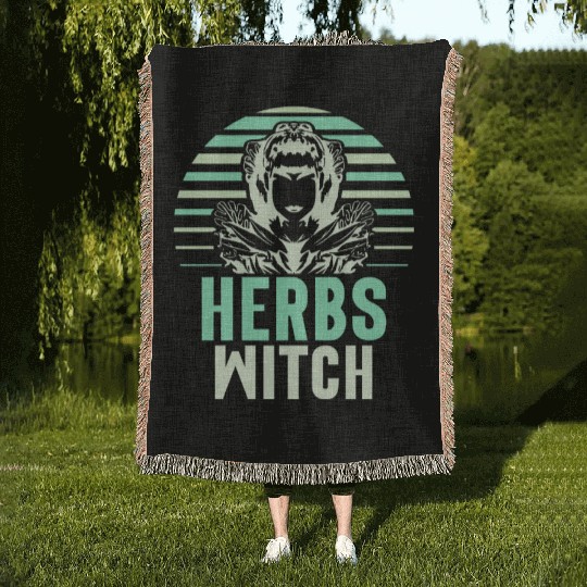 Herbs Witch Herbalism Herbalist Herb Gardening Woven Blankets