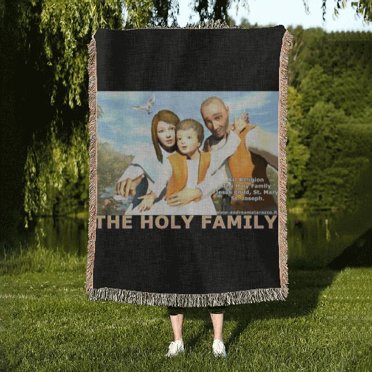 The Holy Family Woven Blankets