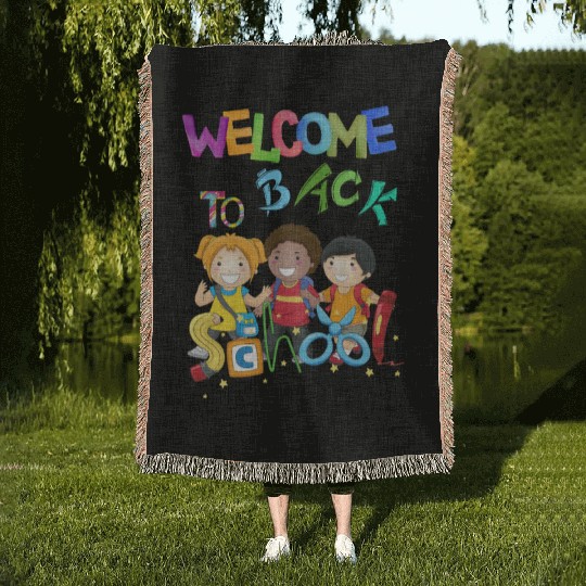 Welcome back to school Woven Blankets