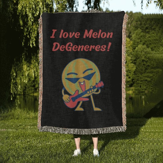 I love Melon DeGeneres Woven Blankets