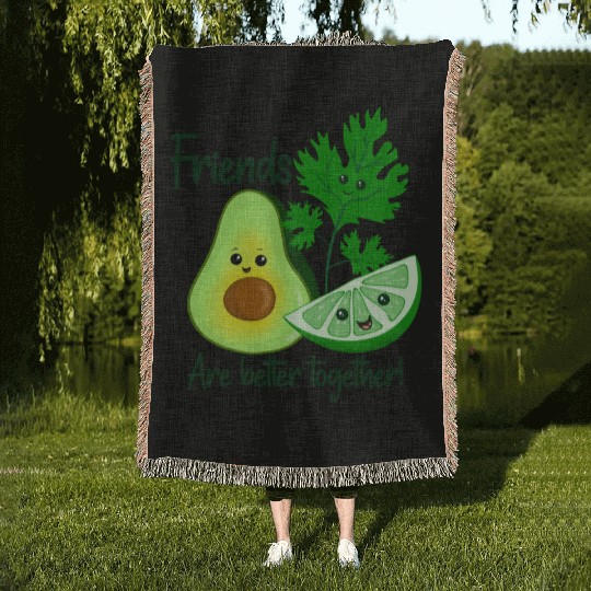 Friends Are Better Together Woven Blankets