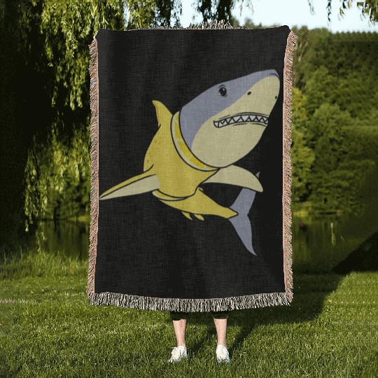 Lemon Shark for Lemon Lover Woven Blankets